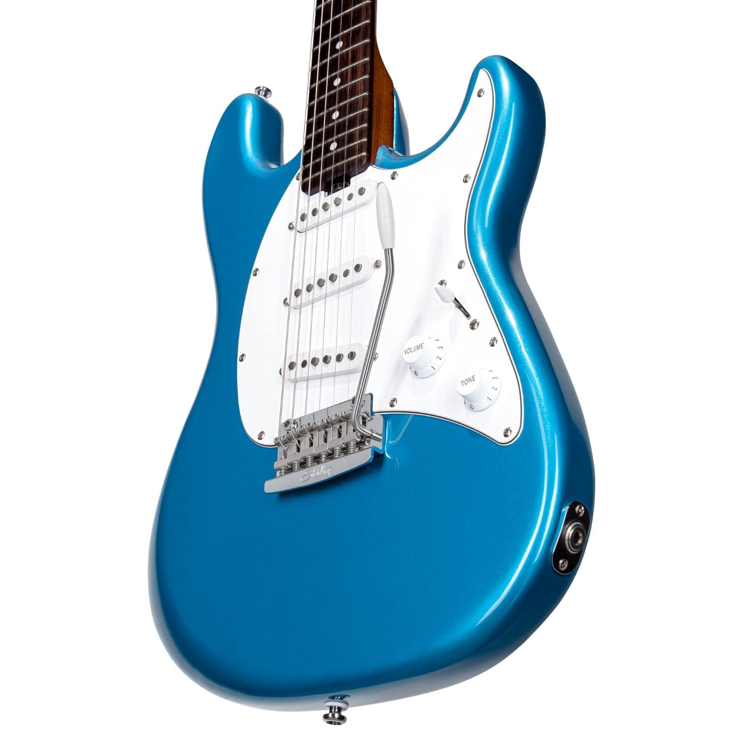 Sterling by Music Man 6 String Solid-Body Electric Guitar, Right, Toluca Lake Blue (CT50SSS-TLB-R2)