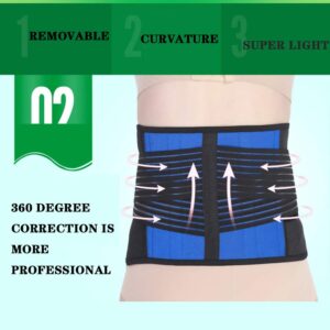 LSRRYD Adjustable Neoprene Back Support Belt Back Brace Support Belt Lumbar Support Belt for Back Pain Back Support Brace for Pain Relief and Injury Prevention (Size : XL)