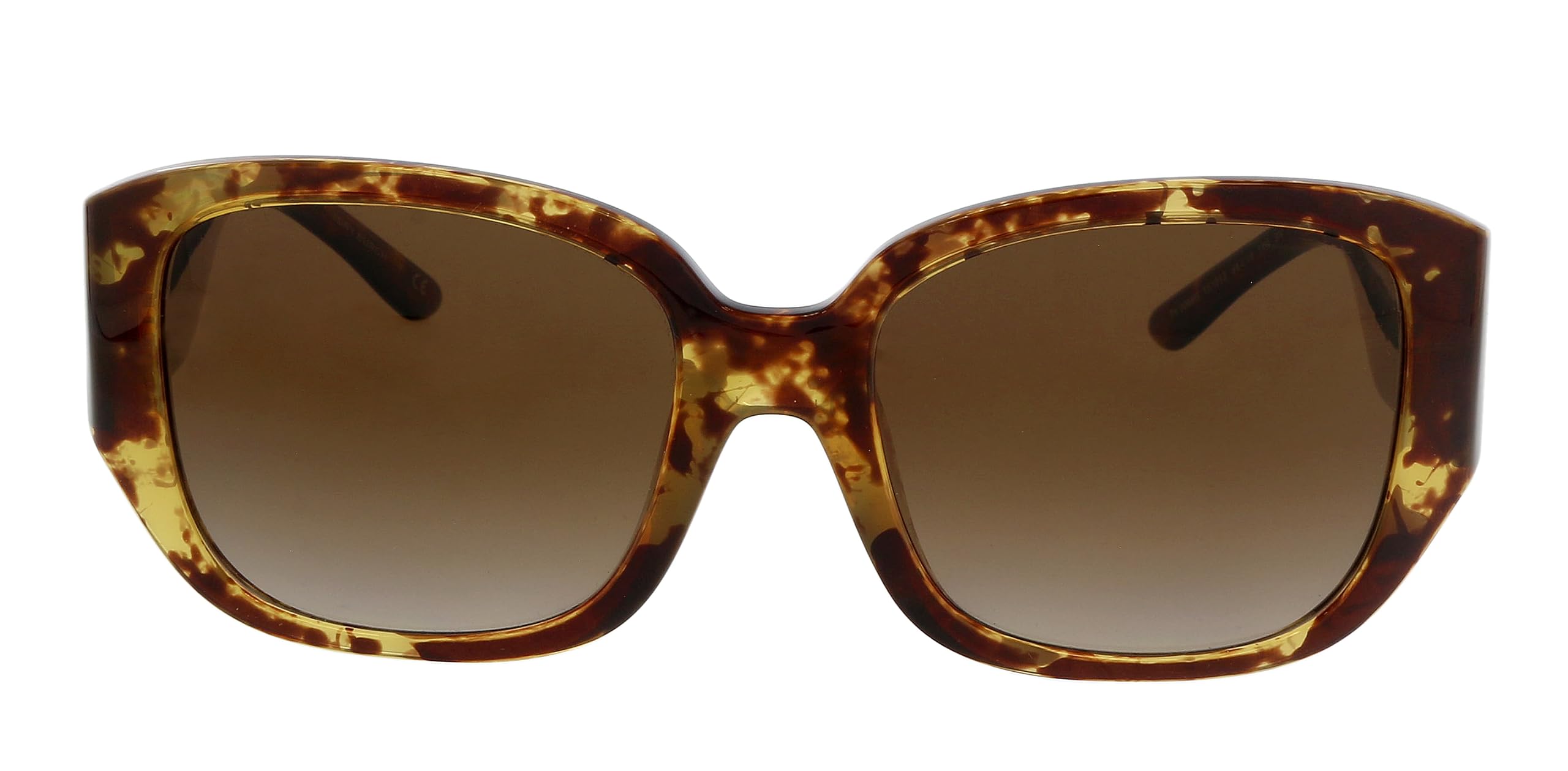 Tory Burch Women's Round Fashion Sunglasses, Dark Tortoise/Brown Gradient, One Size