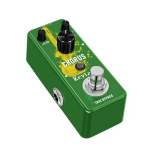 Keytars Analog Chorus Guitar Effect Pedal For Electric Guitar Bass With High Warm And Clear Chorus Sound Mini Size True Bypass, (KTS-304)