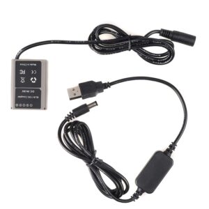 JLWIN BLN-1 BLN1 Decoded Dummy Battery DC Coupler Plus 5V USB Power Bank Cable for Olympus Digital Camera E-M1 E-M5 E-M5II E-P5 Pen-F