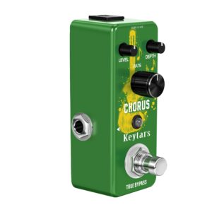 Keytars Analog Chorus Guitar Effect Pedal For Electric Guitar Bass With High Warm And Clear Chorus Sound Mini Size True Bypass, (KTS-304)