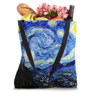 The Starry Night Vincent Van Gogh Famous Vintage Art Stylish Tote Bag