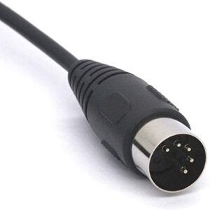 PIIHUSW MIDI Cable, 3.5mm 1/8 inch TRS Stereo Male Jack to 5 Pin Din Plug Converter Cord Audio Cable (1.5meter)