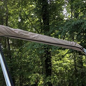 Replacement Bimini Top Canvas with Boot, Beige, 10' Long x 8.5' Wide, 16oz, by Cypress Rowe Outfitters, 4 Bow, fits 97"-103" Width