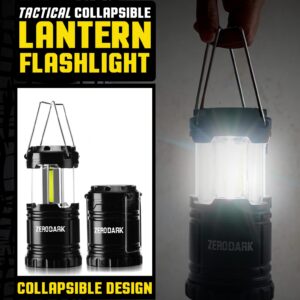 ZeroDark Flashlights Headlamp Lantern 3-Piece Set, Flashlight + Head Lamp + Camping Lantern Battery Powered LED High Lumens Camping Lights flashlights for Emergencies