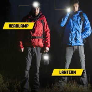 ZeroDark Flashlights Headlamp Lantern 3-Piece Set, Flashlight + Head Lamp + Camping Lantern Battery Powered LED High Lumens Camping Lights flashlights for Emergencies