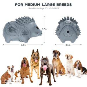 Homipooty Dog Chew Toys for Aggressive Chewers, Indestructible Dog Toys for Large Dogs Tough Durable Squeaky Interactive Dog Toys, Teeth Chew Toy for Meduium Large Breed Dog Birthday Toys