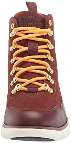 Cole Haan Women's Zerogrand Omni Hiker Boot Hiking, CH Hickory Suede/HIKROY Embossed Crocodile/Ivory Outsole, 9