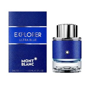 montblanc explorer ultra blue 2.0 fl. oz. eau de parfum, 2 fl. oz.