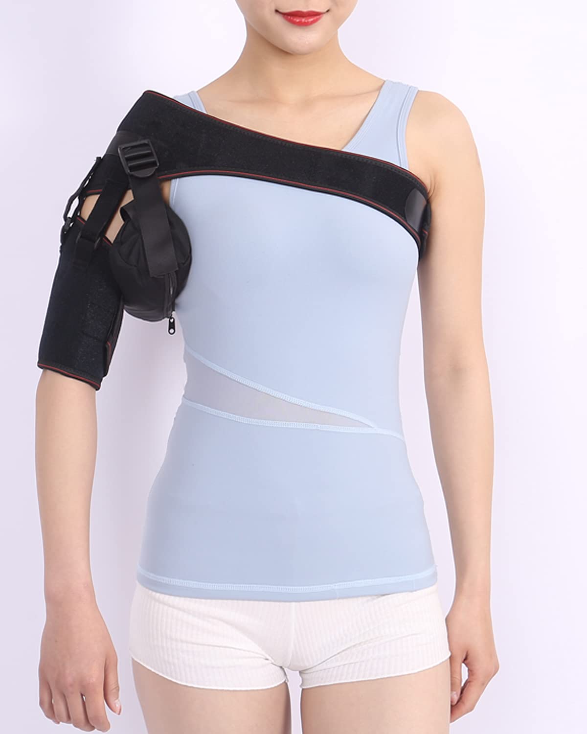 DouHeal Shoulder Brace, Shoulder Sling for Torn Rotator Cuff, Arm Sling for Shoulder Injury, Shoulder Pain Relief, Assisting Recovery in Athletes Post Shoulder Surgery for Left & Right Hand