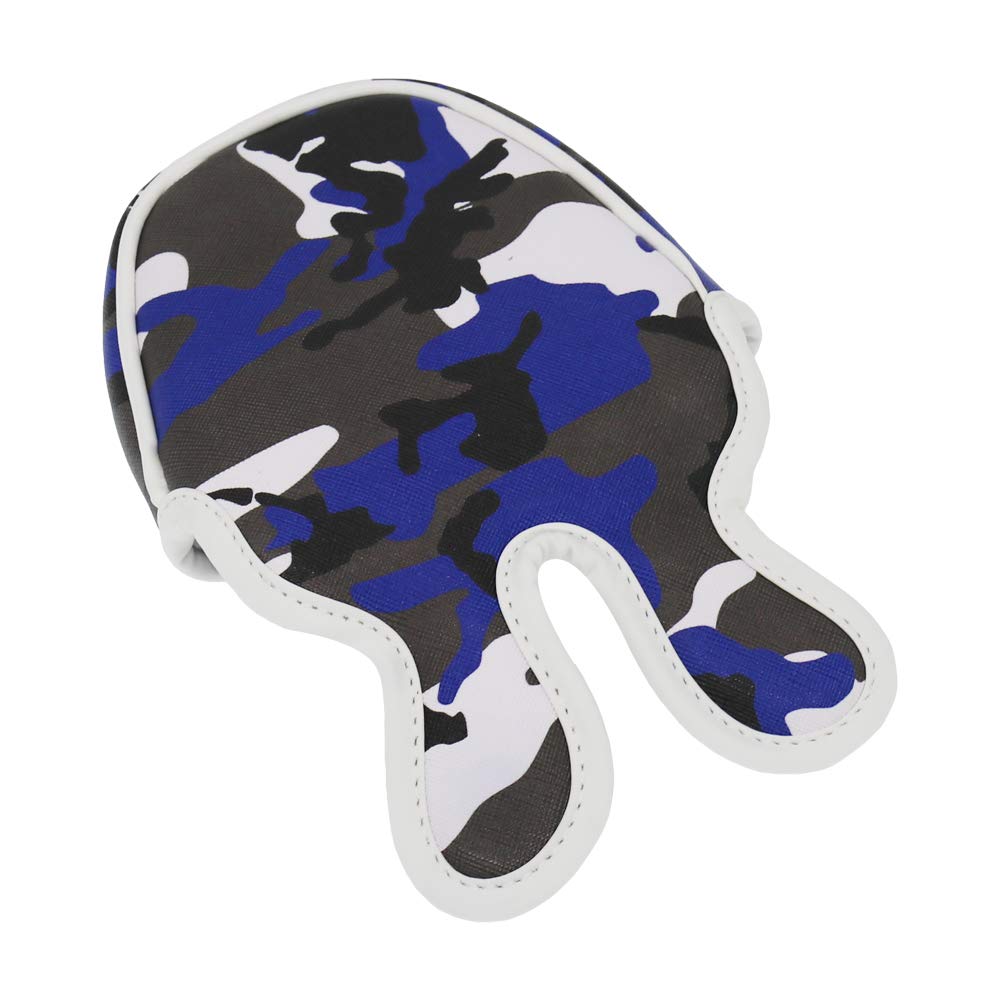 SEACLOUD Mallet Putter Cover Headcover Golf Club Head Covers 2ball Camouflage with Magnetic Closure for Scotty Cameron