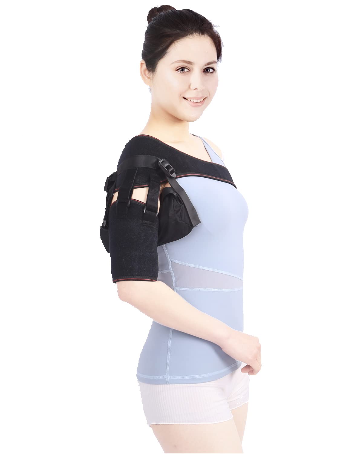 DouHeal Shoulder Brace, Shoulder Sling for Torn Rotator Cuff, Arm Sling for Shoulder Injury, Shoulder Pain Relief, Assisting Recovery in Athletes Post Shoulder Surgery for Left & Right Hand