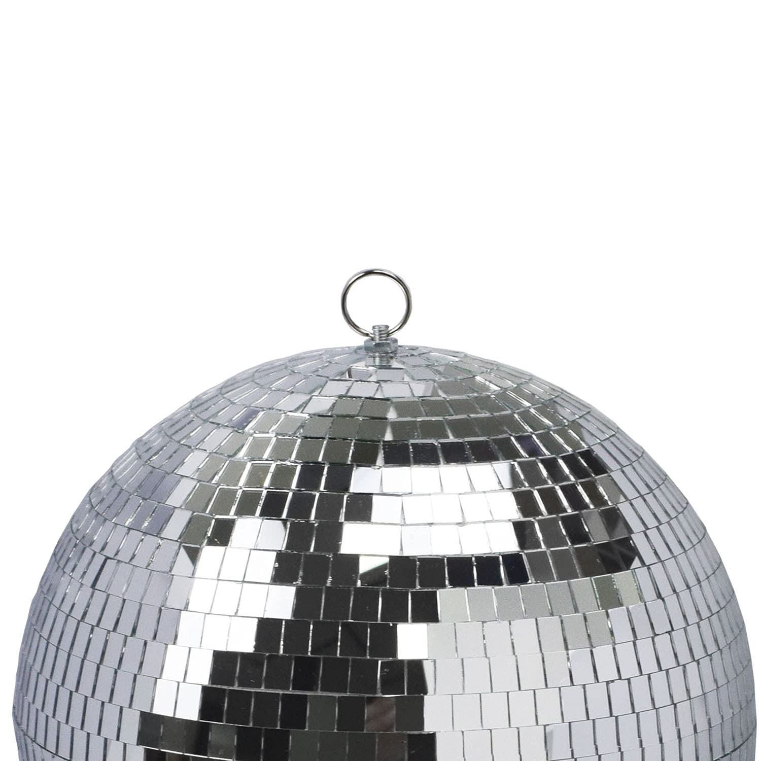 12" Disco Ball Mirror Ball Disco Party Decoration Stage Light Dj Light Effect Home Business Christmas Display Decoration Silver