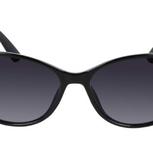 Calvin Klein Women's CK20517S Cat Eye Sunglasses, Black, 56/15/140