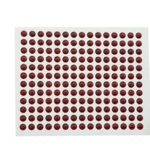 500pcs 3mm Red 3D Holographic Fishing Lure Eyes 3D Lure Eye 3D Soft Eye 3D Holographic Lure Eye Fly Tying, Jigs, Crafts