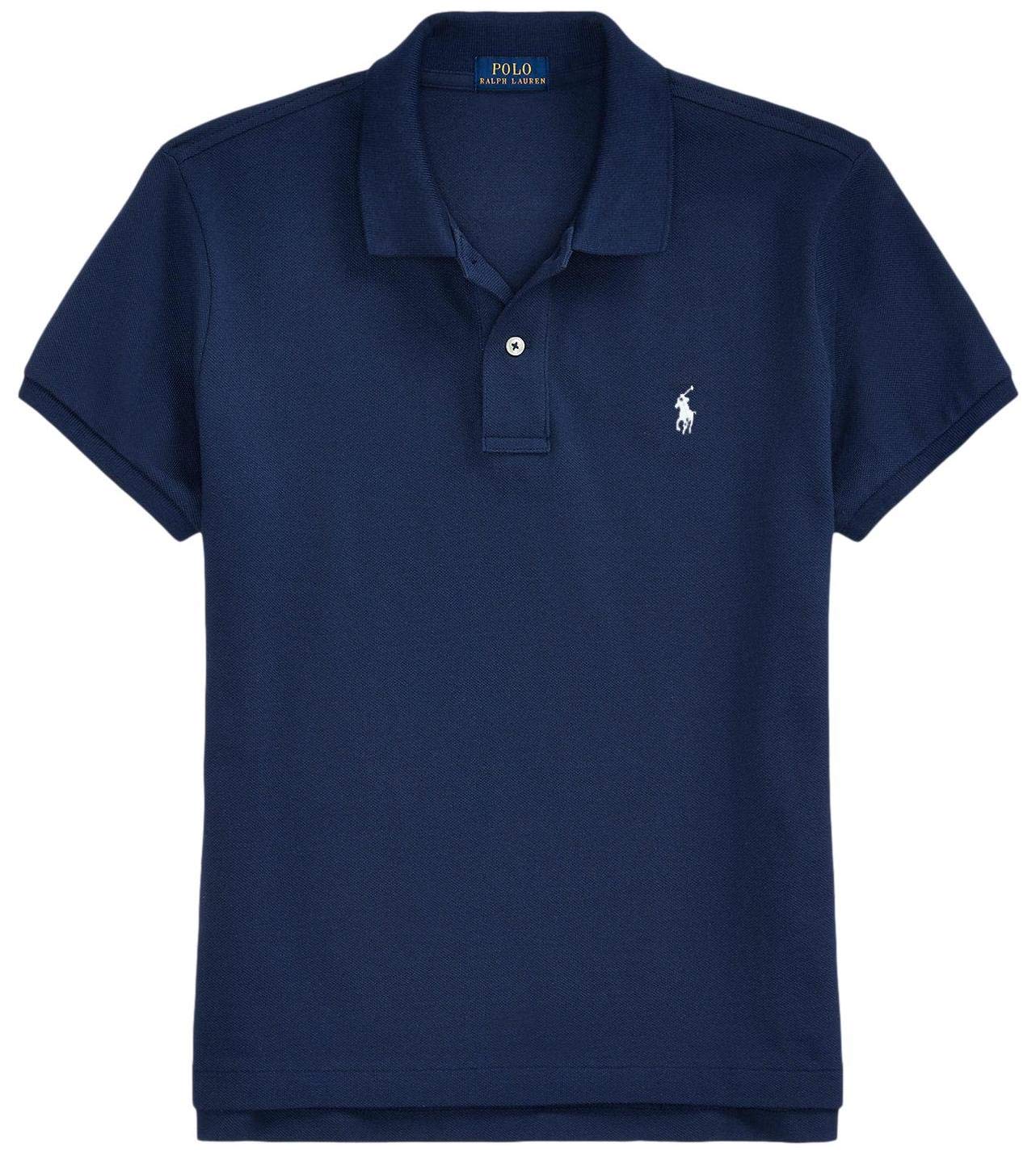 Polo Ralph Lauren Women's Classic Fit Mesh Polo Shirt, Navy, Large