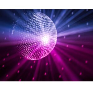 12" Disco Ball Mirror Ball Disco Party Decoration Stage Light Dj Light Effect Home Business Christmas Display Decoration Silver