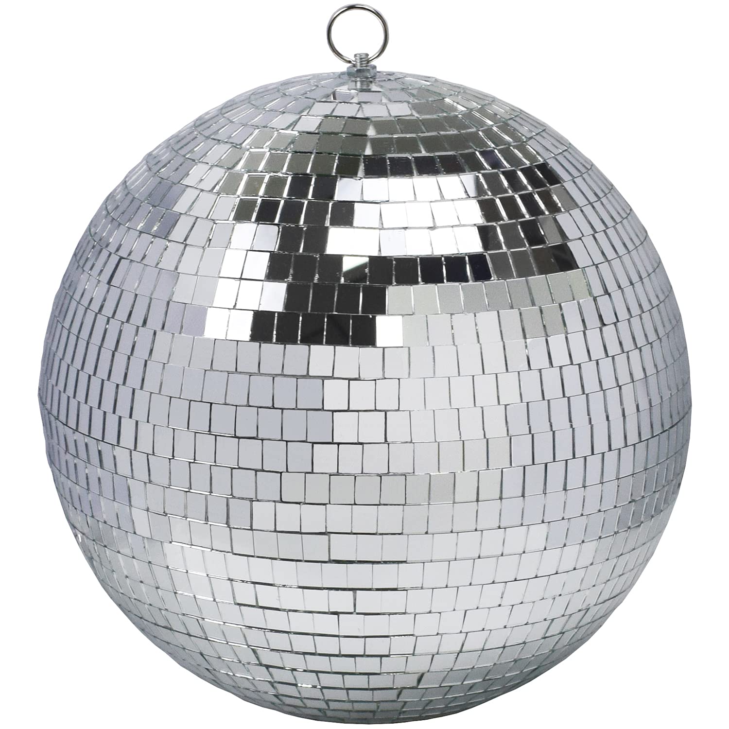 12" Disco Ball Mirror Ball Disco Party Decoration Stage Light Dj Light Effect Home Business Christmas Display Decoration Silver