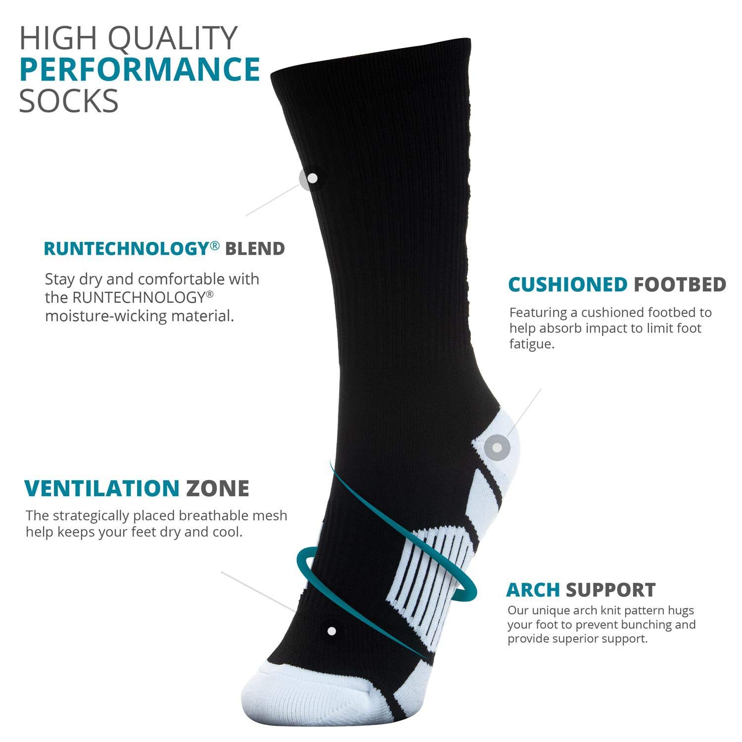 ChalkTalkSPORTS Hockey Athletic Woven Mid-Calf Socks | Eat Sleep Hockey Socks | Size Small