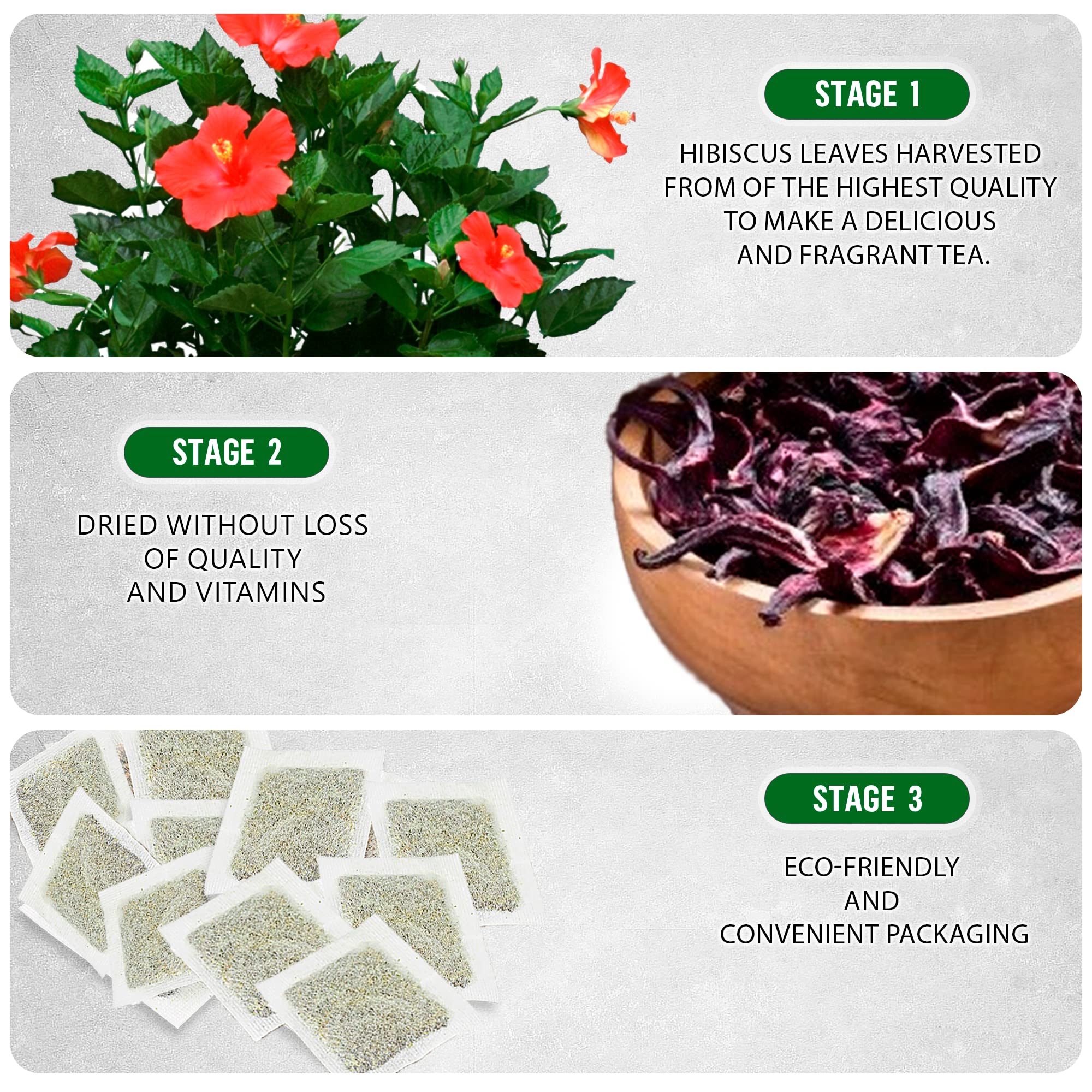 TeaDreamTea Hibiscus Tea Bags | 100 Bleach-Free Tea Bags | Caffeine Free | Dried Hibiscus Flowers | Hibiscus Flower Tea | Dried Flower Tea | Brew Hot or Iced |Herbal Hibiscus Tea