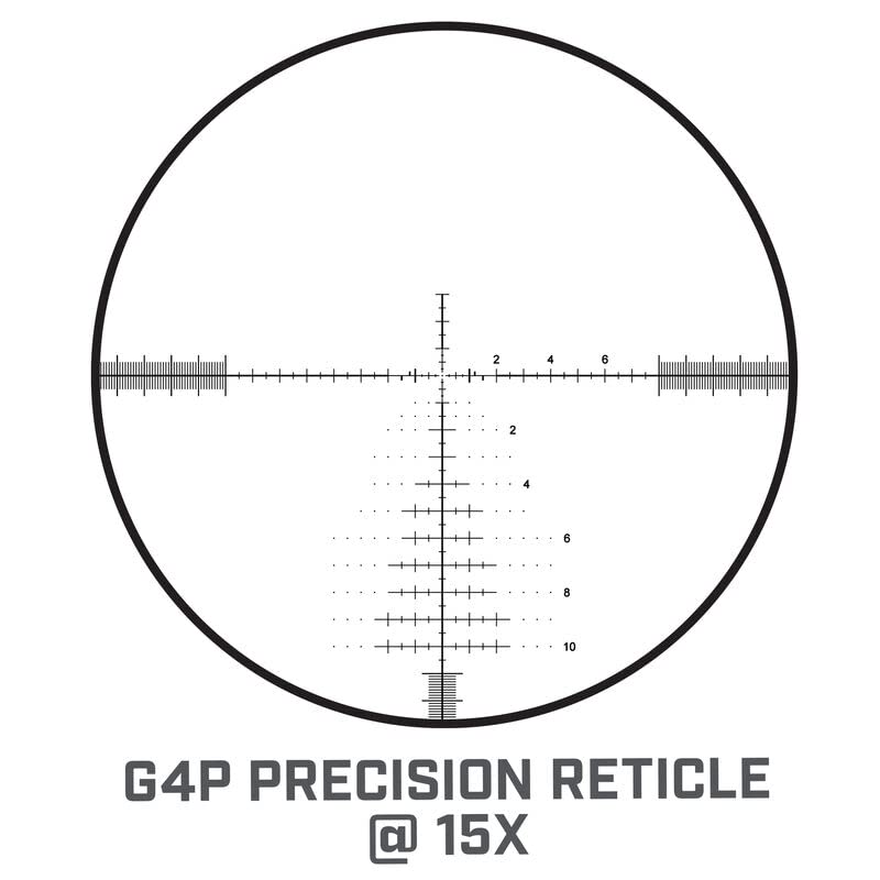 Bushnell Elite Tactical 3.5-21x50mm DMR3 Riflescope with G4P Precision Reticle, Professional Grade, Long Range Competition Riflescope with ED Prime Objective