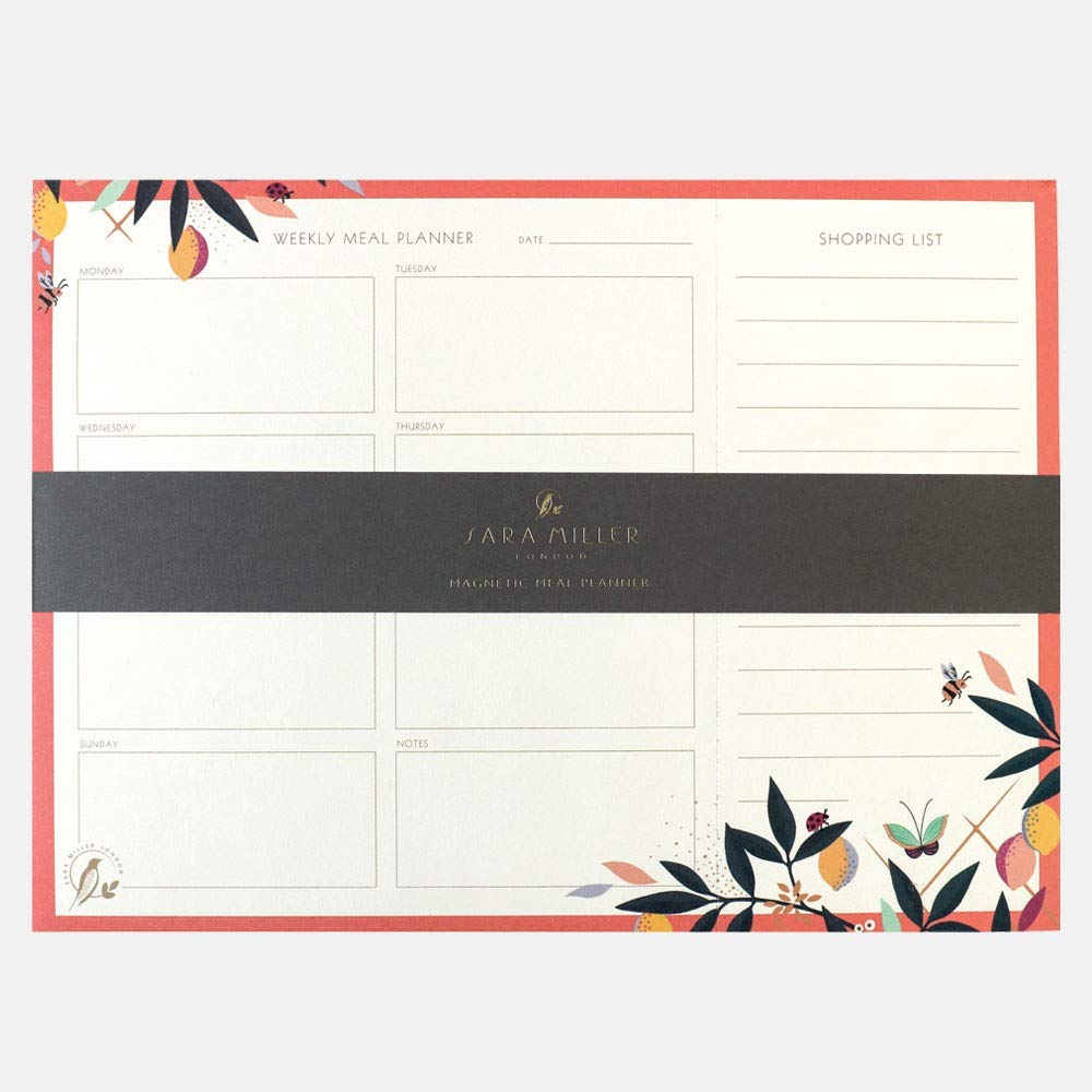 Portico Designs Ltd Sara Miller London - Orchard Collection Magnetic Meal Planner Pad