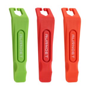 aurnoet bicycle tire levers,tire changing tool,bike tire repair kits(black red green orange purple)