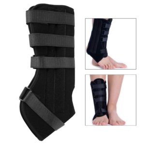 VINGVO Ankle Foot Treatment, Lightweight Ankle Support Brace, Breathable Ankle Brace Convenient Ligament Injury Tibia Dislocation(L)