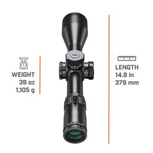 Elite Tactical Bushnell 6-36x56mm XRS3 Riflescope with G4P Precision Reticle, Professional Grade, Long Range Competition Riflescope with ED Prime Objective