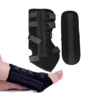 VINGVO Ankle Foot Treatment, Lightweight Ankle Support Brace, Breathable Ankle Brace Convenient Ligament Injury Tibia Dislocation(L)