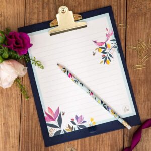 Portico Designs Ltd Sara Miller Orchard Clipboard, List Pad and Pencil