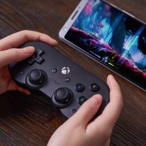 8Bitdo Sn30 Pro Bluetooth Controller for Mobile & Xbox Cloud Gaming on Android, Gaming Controller for iPhone, iPad, macOS and Apple TV (No Mobile Clip) - Not for Xbox