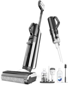 tineco smart wet dry vacuum cleaners, floor cleaner mop 2-in-1 cordless vacuum for multi-surface, lightweight and handheld, floor one s5 combo