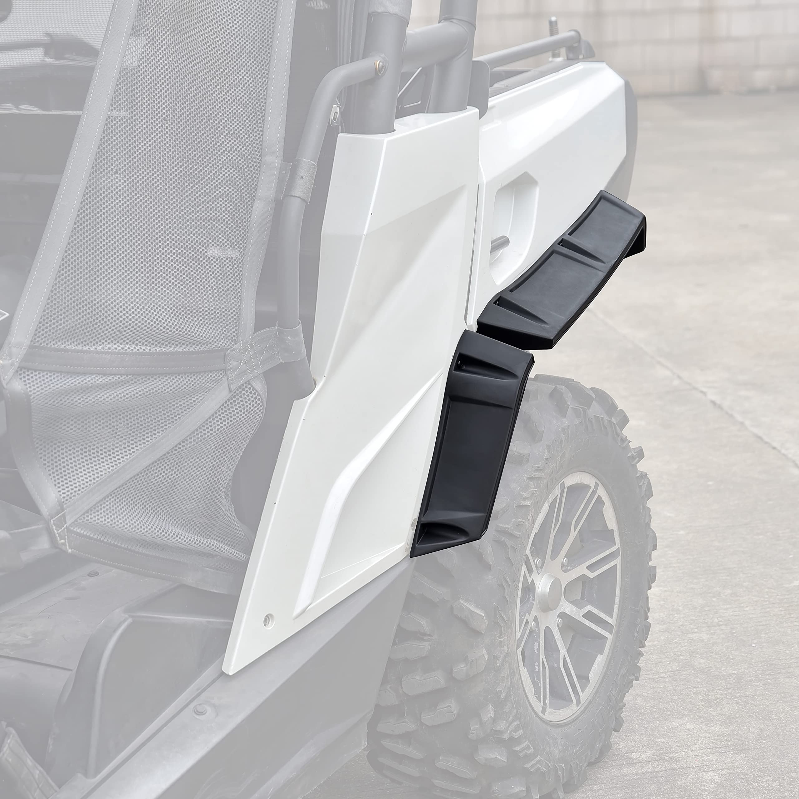 SAUTVS Extended Fender Flares Mud Flaps Wider XXL Mud Guards Extension for Can-Am Commander & Commander Max 800 1000 2011-2020 Accessories (8PCS, Replace 715002451, 715001013)