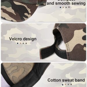 Geyoga 4 Pieces Men Camouflage Baseball Cap Army Military Camo Hat Camouflage Outdoor Sports Cap Camo Tactical Cap Hunting Fishing Hat for Men Women