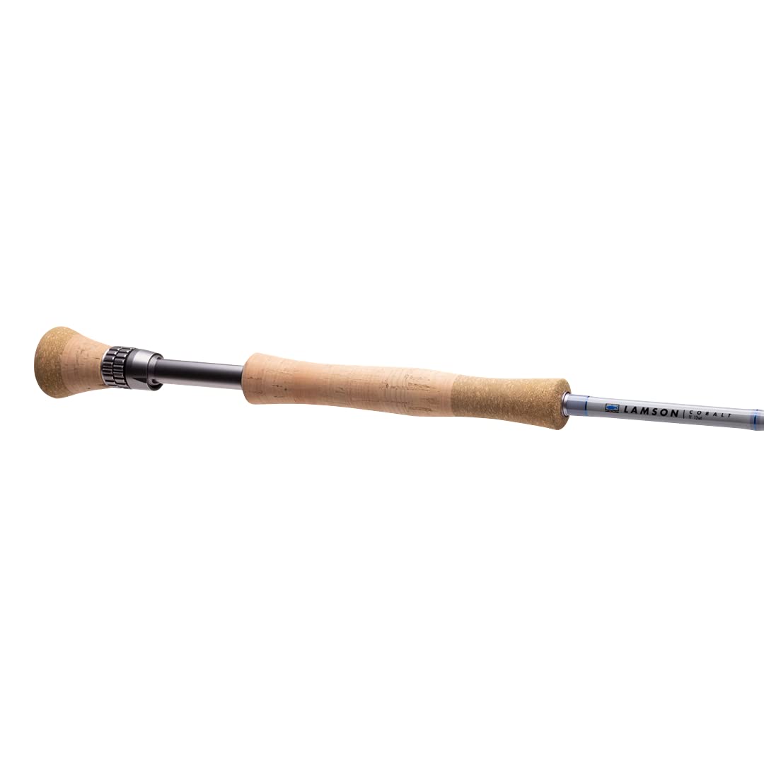 Lamson Cobalt Fast Action Saltwater Fly Fishing Rod, fighitnig Butt, 9 Foot 4-Piece, with Tube 7 WT.