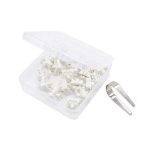 Granvela OUTEMU Silent White Switches 3 Pin Key switches Replacement Pack 20 - Gateron& Cherry MX Equivalent DIY Replaceable Switches for Mechanical Gaming Keyboard