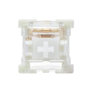 granvela outemu silent white switches 3 pin key switches replacement pack 20 - gateron& cherry mx equivalent diy replaceable switches for mechanical gaming keyboard