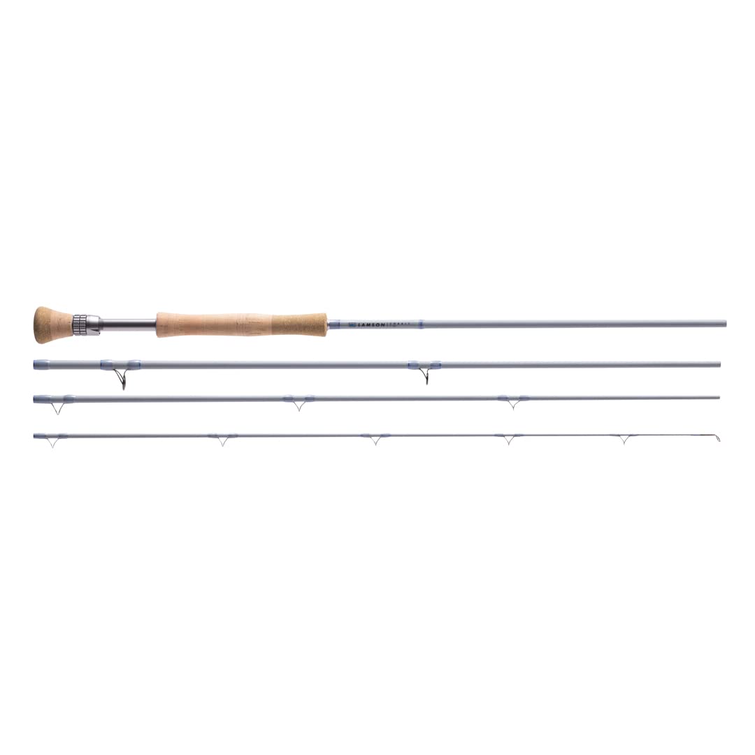 Lamson Cobalt Fast Action Saltwater Fly Fishing Rod, fighitnig Butt, 9 Foot 4-Piece, with Tube 7 WT.