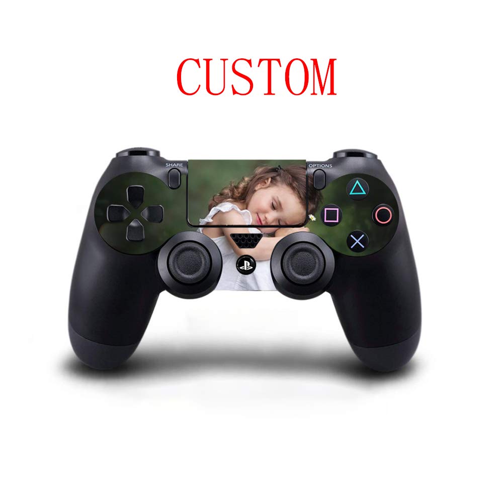 Custom Vinyl Skin Sticker Decal Cover for PS4 Playstation Controller with Your Own Picture