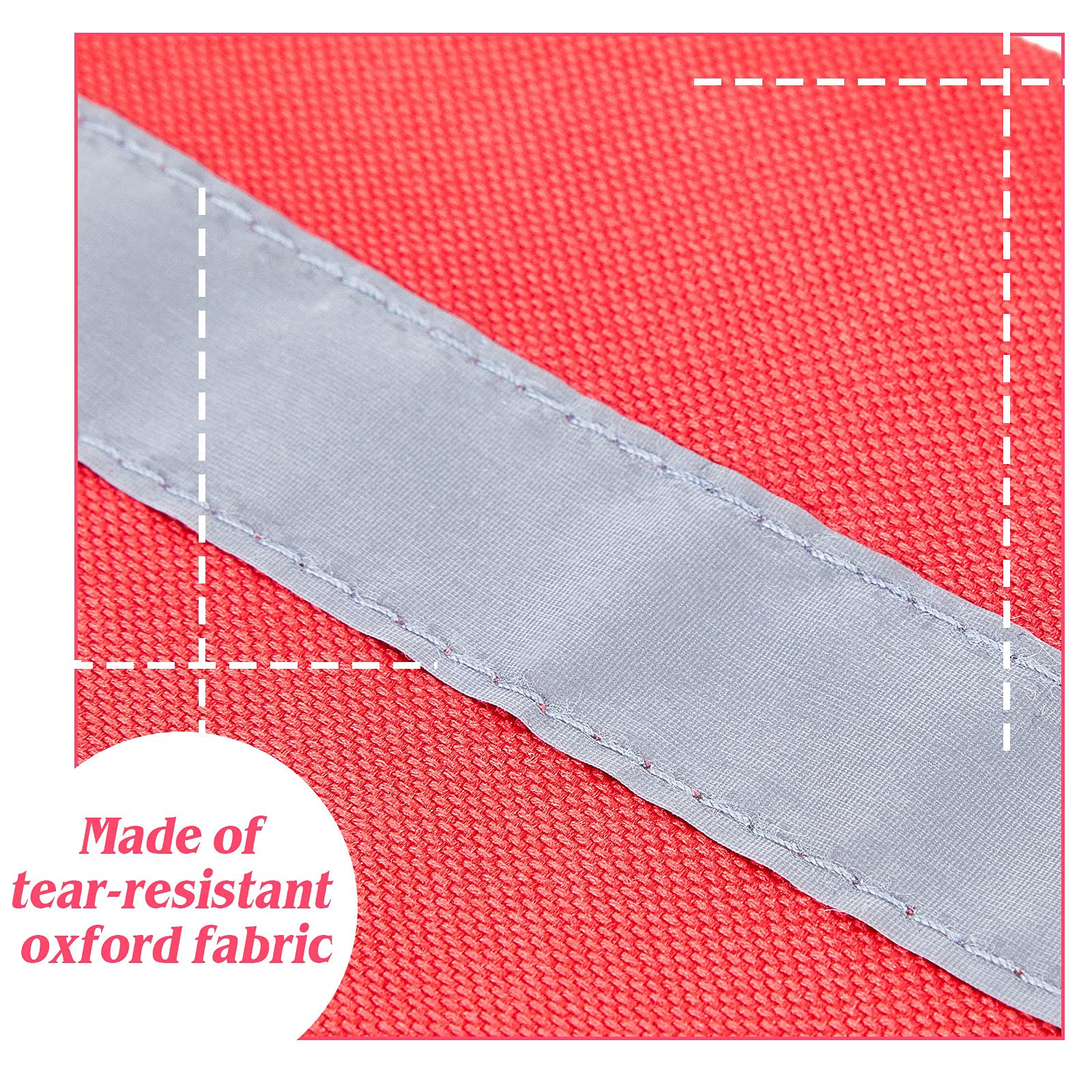 Frienda 2 Pieces Safety Travel Flag for Kayak Canoe Red Warning Flag with Webbing for Kayak SUP Towing Canoes Truck Safety Accessories Kit (Stripe Style)