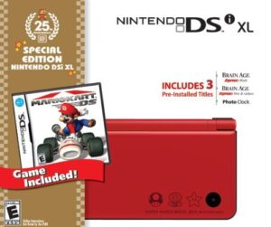 nintendo dsi xl - 25th anniversary edition red (renewed)