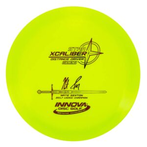 innova discs innova nate sexton signature star xcaliber distance driver golf disc [colors may vary] - 165-169g