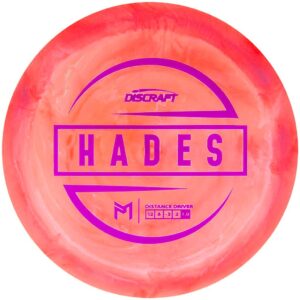 discraft limited edition paul mcbeth signature esp hades distance driver golf disc [colors will vary] - 170-172g…