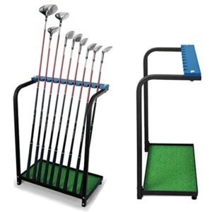 nisorpa acrylic golf club organizer rack golf club display stand rack holder shelf golf putter rack holder stand metal golf club stand 9 putters