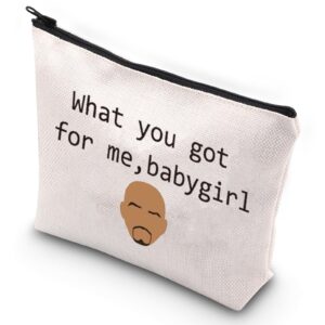 g2tup criminal inspired gift what you got for me babygirl tv series cosmetic clutch storage bags morgan fans gift (what you got for me)