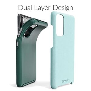 Crave Dual Guard for Samsung Galaxy S20 FE Case, Shockproof Protection Dual Layer Case for Samsung Galaxy S20 FE, S20 FE 5G - Aqua