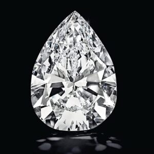 Diamonbella Realistic Simulated Diamond Pear Shaped Halo Ring Double Band Set 2 Carat Solid 925 Silver Platinum Plated DBP65