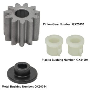 Steering Sector Pinion Gear Rebuild Kit Replacement for John Deere John Deere 102 105 115 125 D100 D105 D110 D120 LA100 LA105 LA110 LA120 Lawn Tractors Replaces# GX21924BLE GX20053 GX20054 GX21994